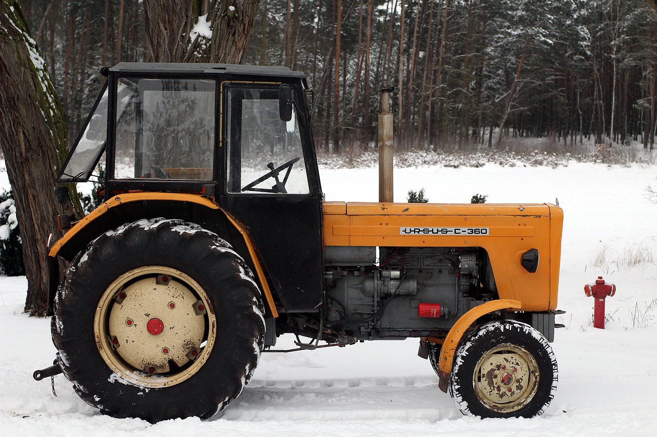 Cómo mantener el tractor en invierno